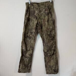 Kryptek Men's Stalker Pant Camo Hunting Cargo Green Brown XS Trail Hike Outdoor